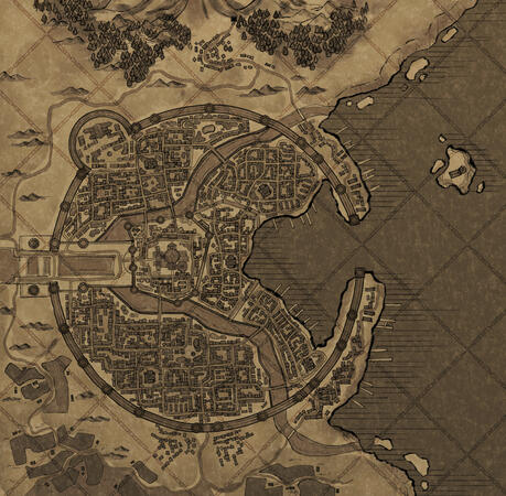 Verluna City Map Verluna City Map