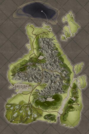Onehil Continent Map Onehil Continent Map