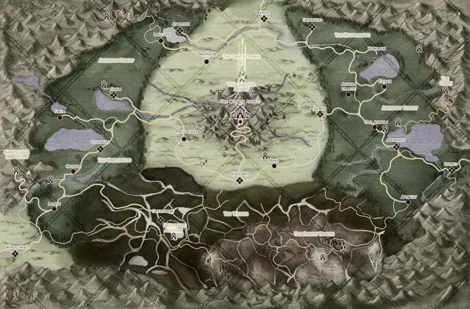 Noctlem Country Map Noctlem Country Map